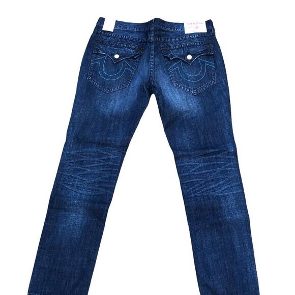 Brand New True Religion Jeans Size 40 SKINNY Blue - Picture 6 of 10